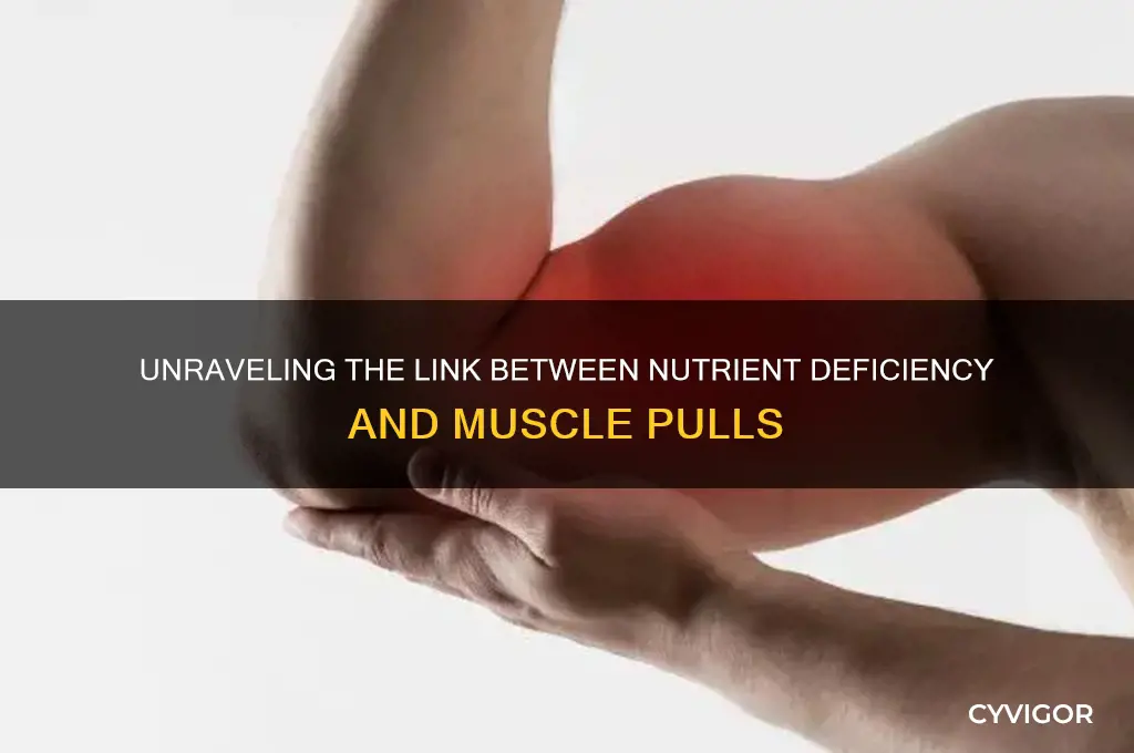 what deficiency causes muscle pull