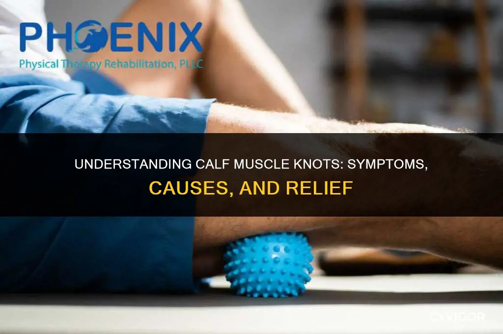 what do calf muscle knots feel like