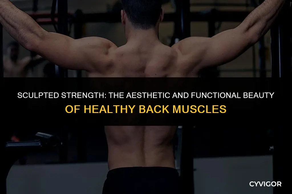what do good back muscles look like