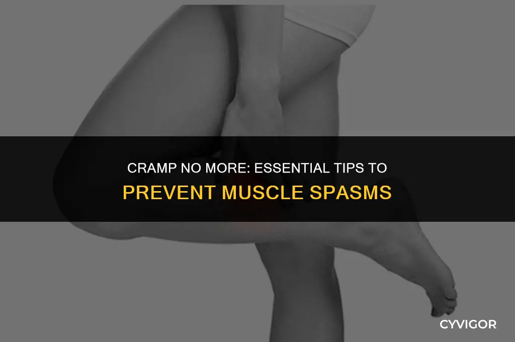 what do i need to stop muscle cramps