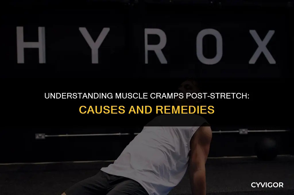what do muscle cramps after you stretch mean