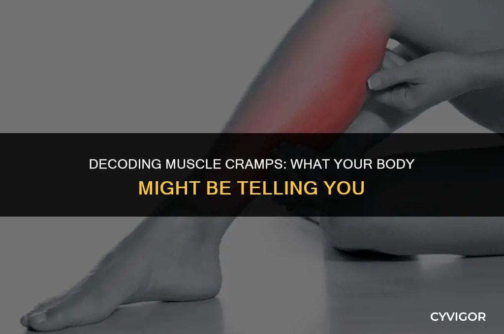 what do muscle cramps mean