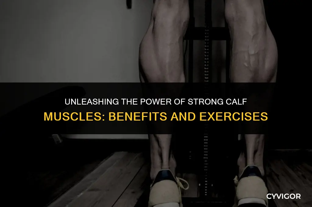 what do strong calf muscles do