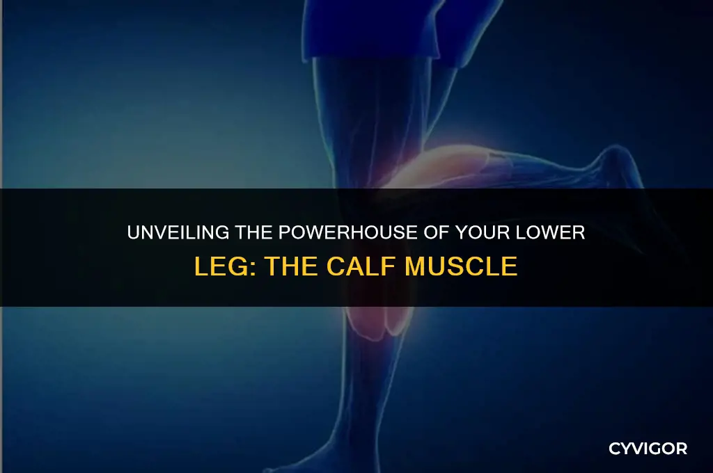 what do u call the muscle in your calf