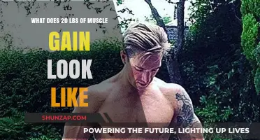 Transforming Your Physique: Visualizing 20 Pounds of Muscle Gain