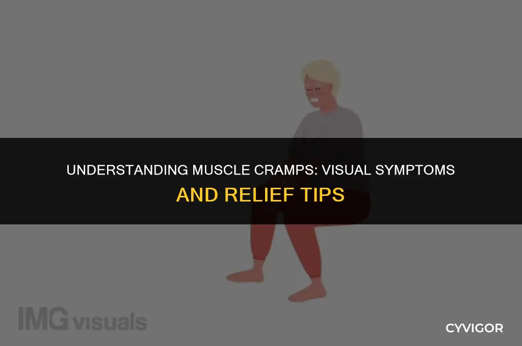 what does a muscle cramp look like