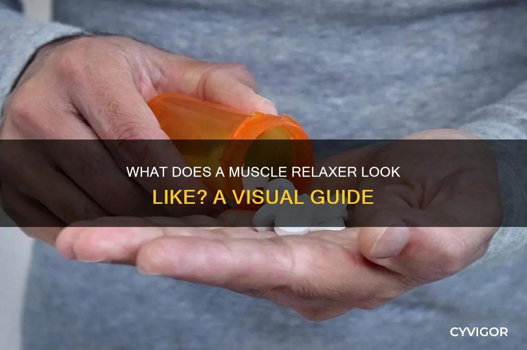 what does a muscle relaxer look like