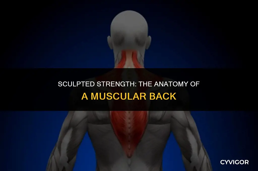 what does a muscular back look like
