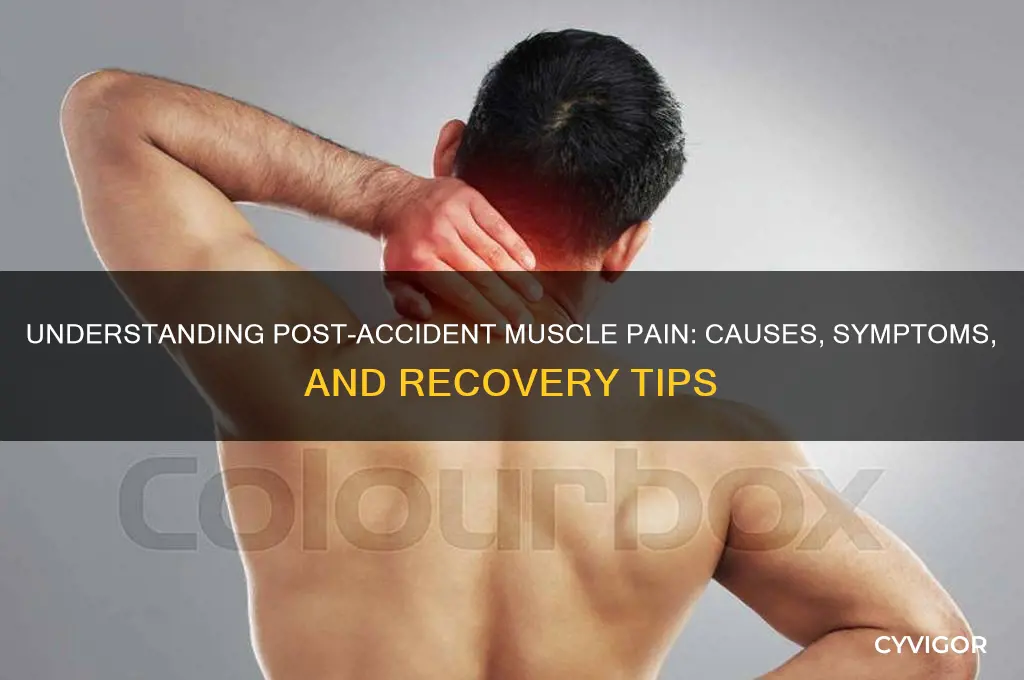 what does burning muscle pain after accident