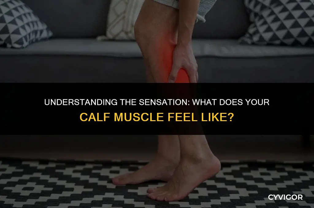 what does calf muscle feel like