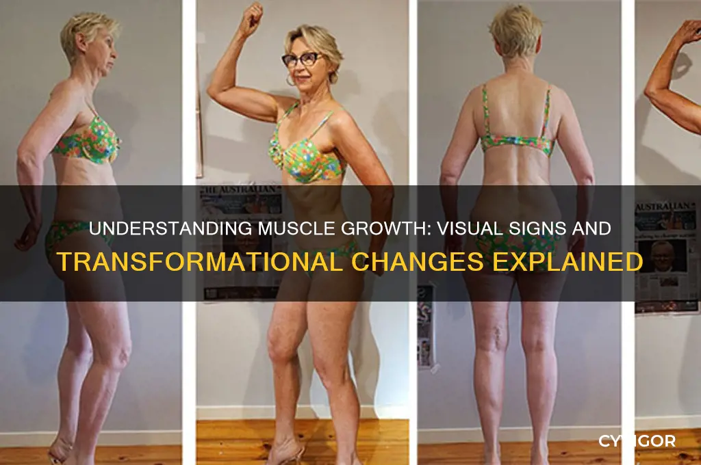what does gaining muscle look like