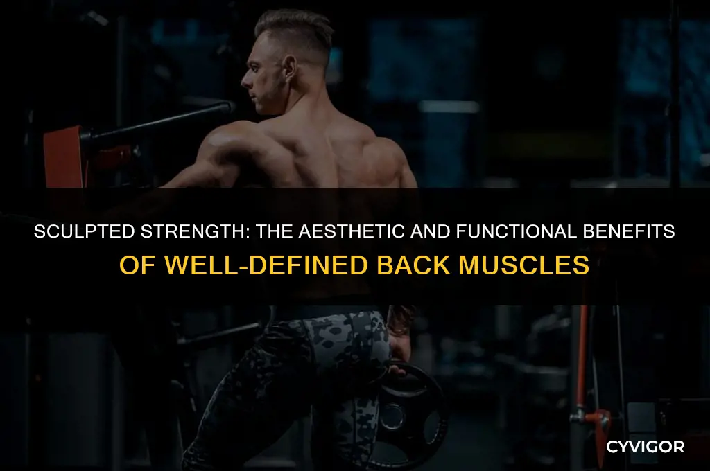 what does good back muscle separation look like