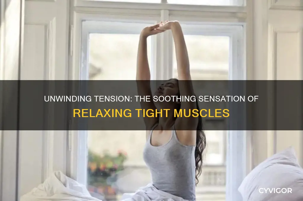 what does it feel like when tight muscle relaxer