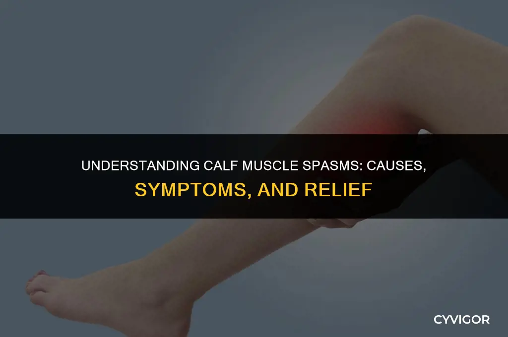 what does it mean when your calf muscle locked up