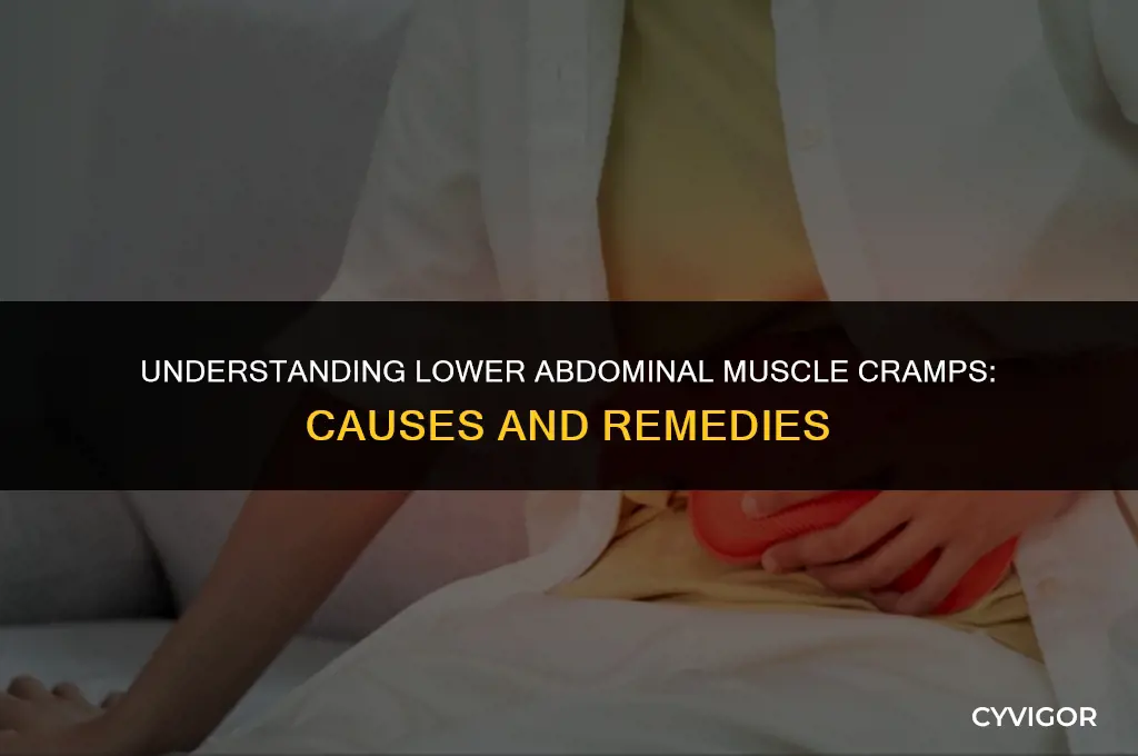 what does muscle cramps in your lower abdomen mean
