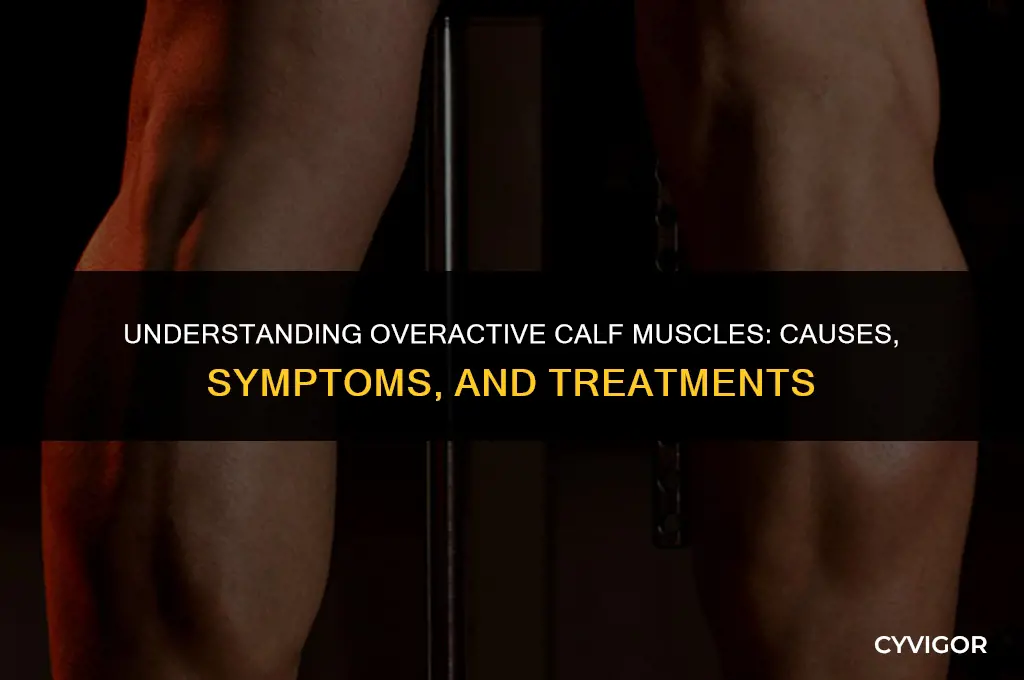 what does overactive calf muscles mean