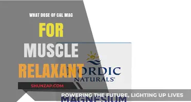Cal Mag Dosage Guide: Optimal Amounts for Muscle Relaxation