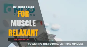 Optimal Muscle Relaxant Dosage: Finding the Right Balance for Relief