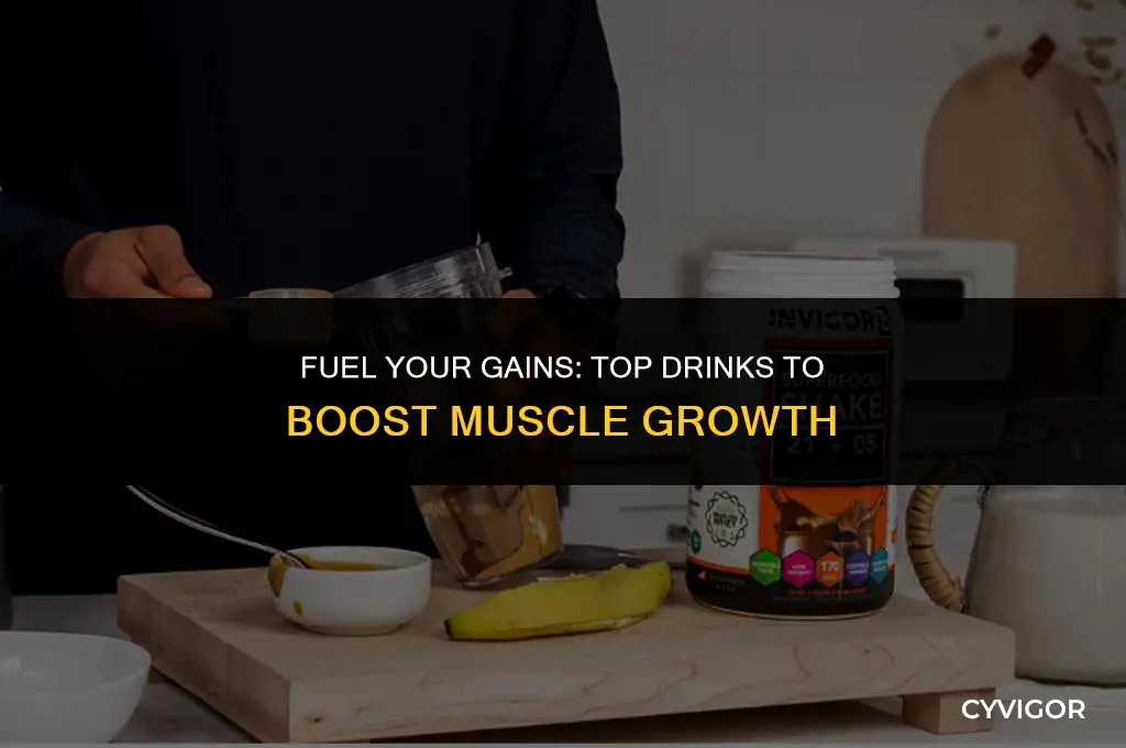 what drinks are good for muscle growth