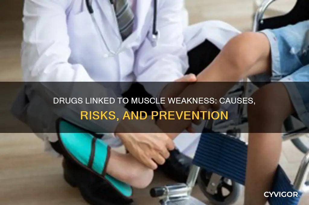 what drugs can cause muscle weakness