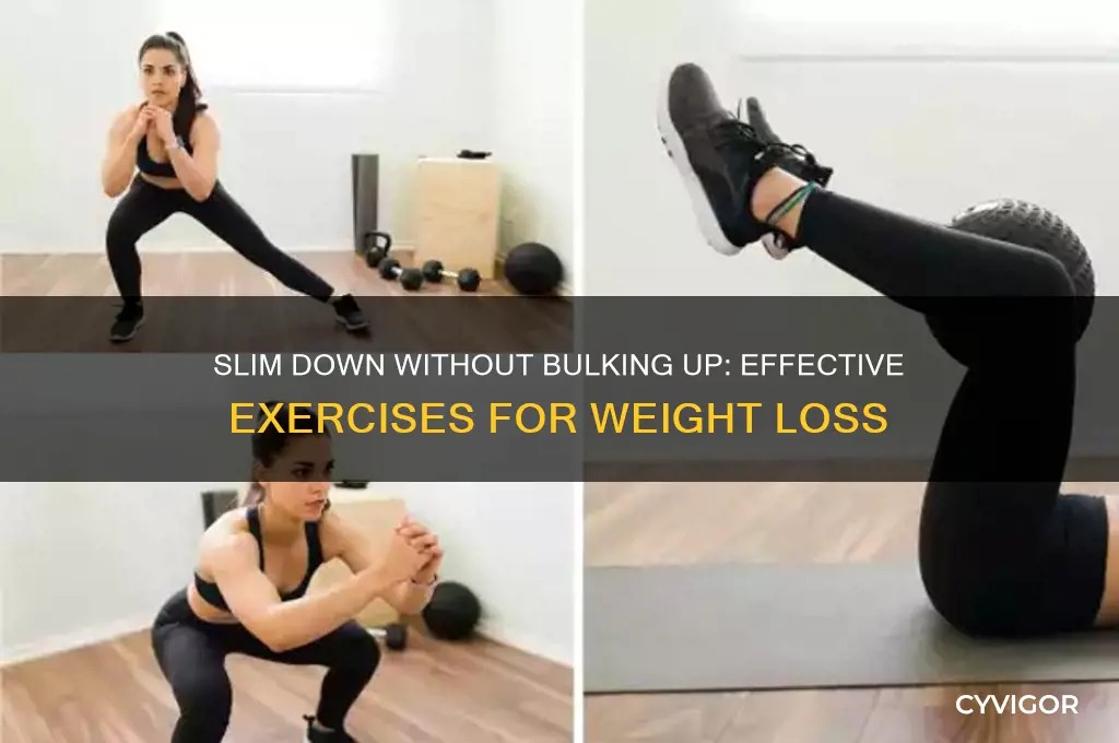 what exercise makes you lose weight but not gain muscle