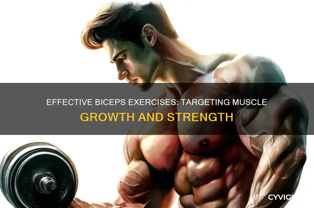 what exercise works the biceps muscle