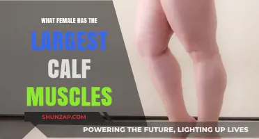 Exploring the World of Female Calf Muscles: Who Has the Largest?