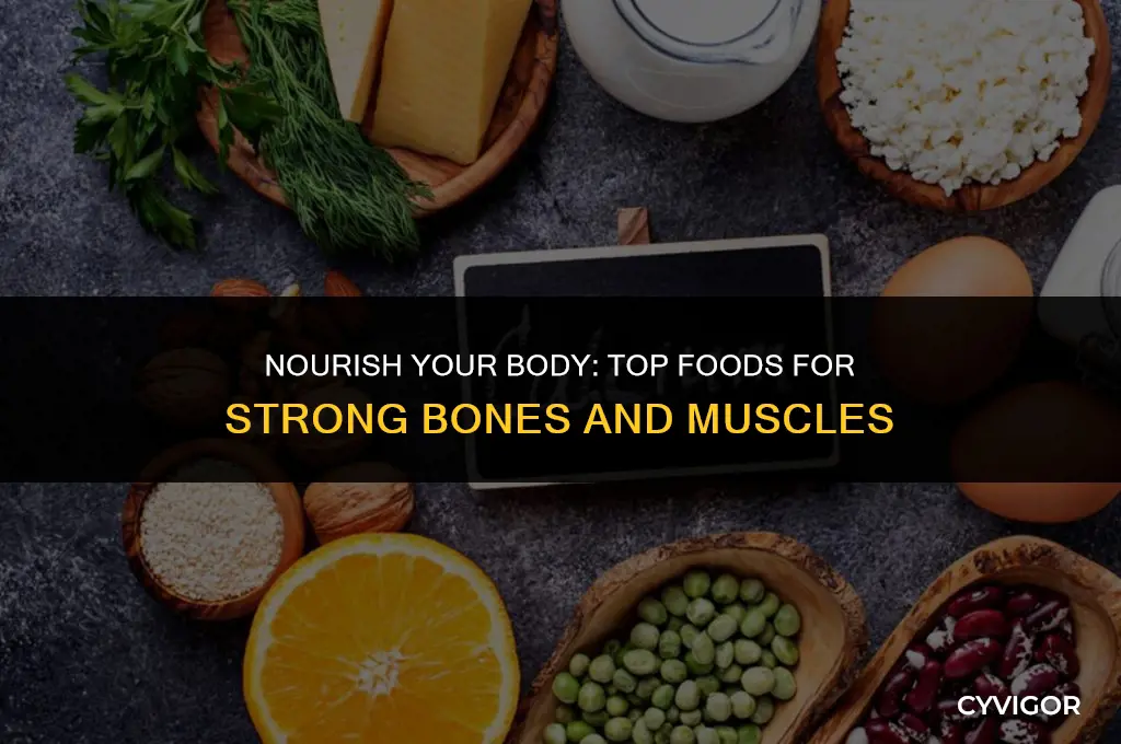 what food is good for bones and muscles