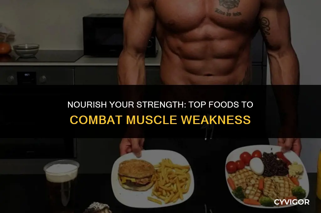what food is good for muscle weakness