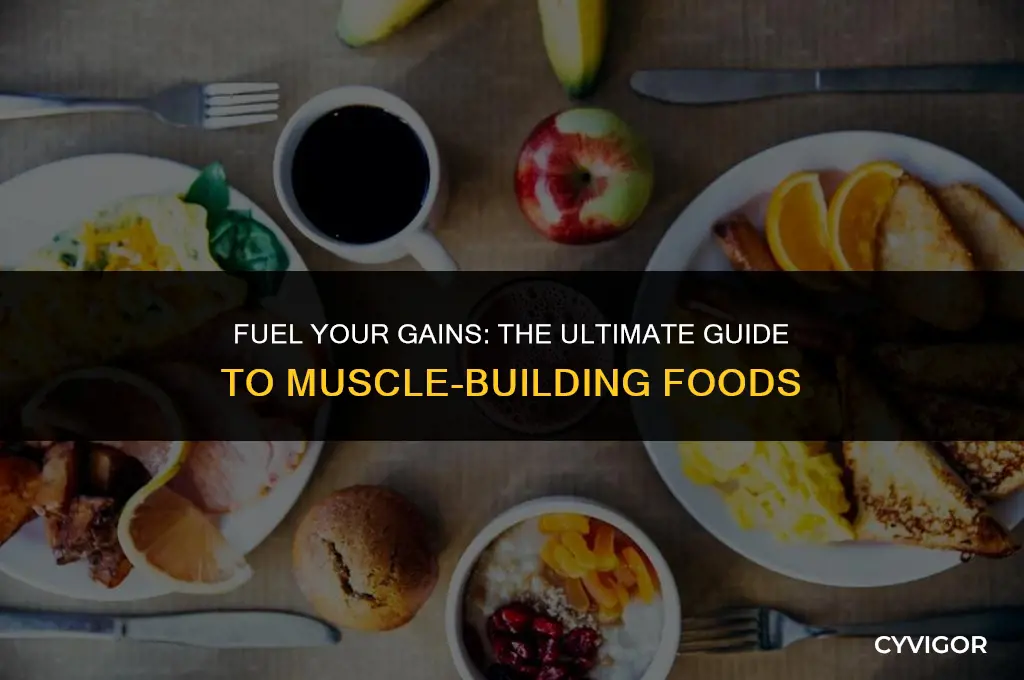 what foods are good for muscle mass