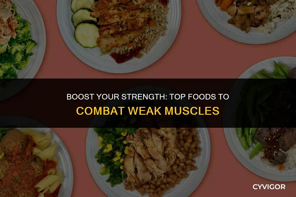 what foods are good for weak muscles