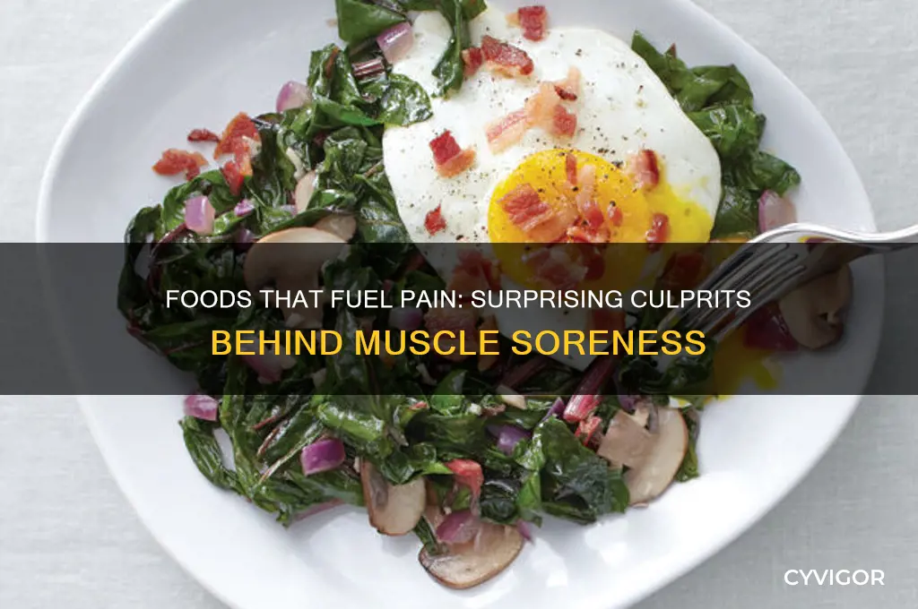 what foods can cause muscle soreness