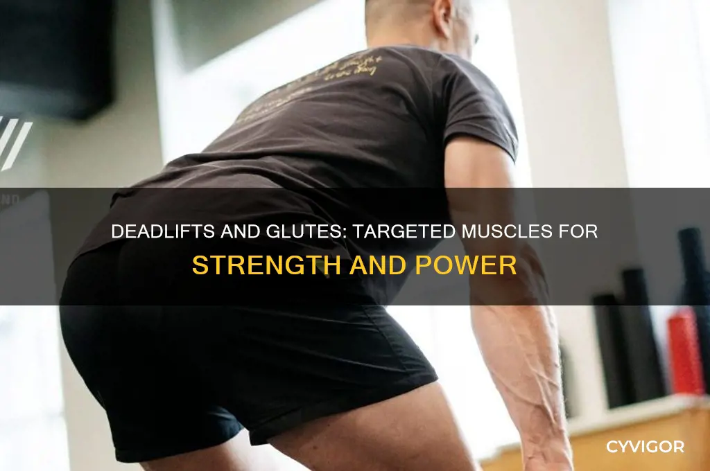 what glute muscles do deadlifts work
