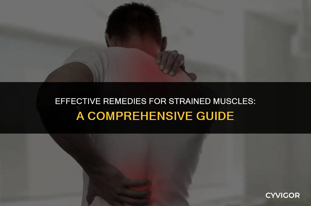 what good fir strained muscle