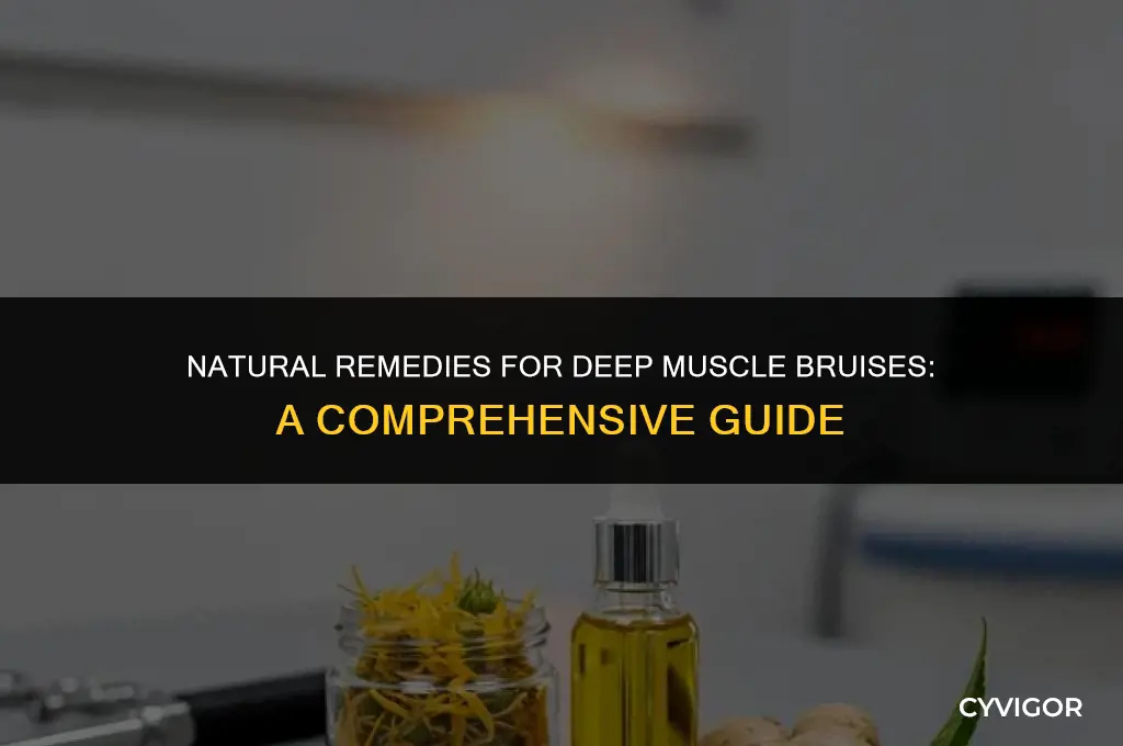 what good for deep muscle bruise