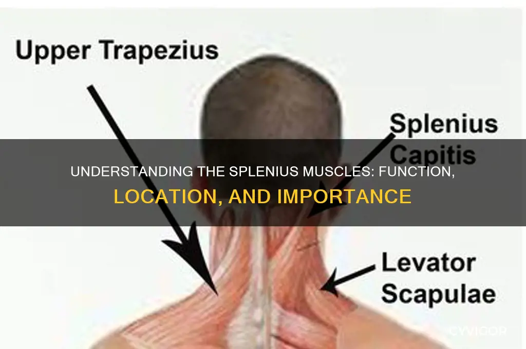 what group of muscles is splenius