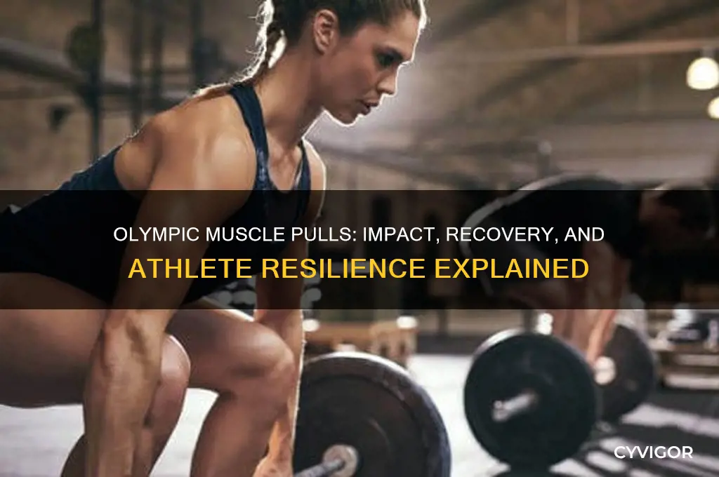 what happens if you pull a muscle in the olympics