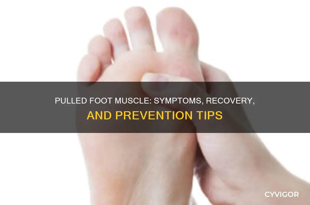what happens if you pull a muscle in your foot