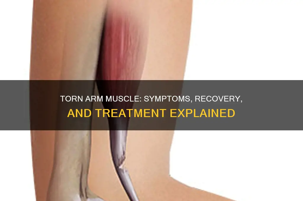 what happens if you tear a muscle in your arm
