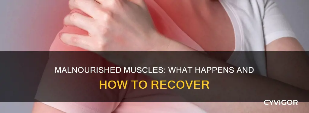 what happens to malnourished muscles