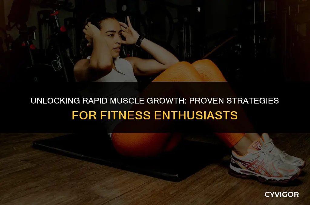 what helps build muscle fast