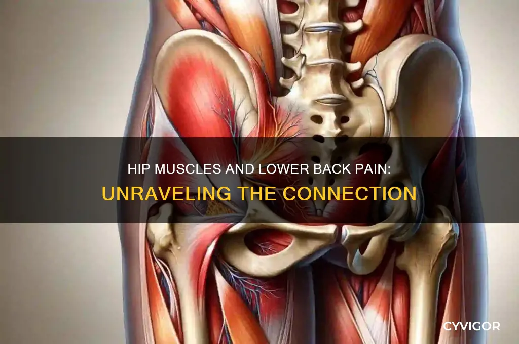 what hip muscles cause lower back pain