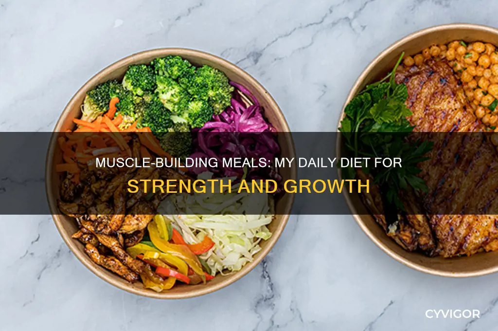 what i eat in a day to gain muscle