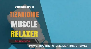 Tizanidine Muscle Relaxer: Key Ingredients and Their Effects Explained