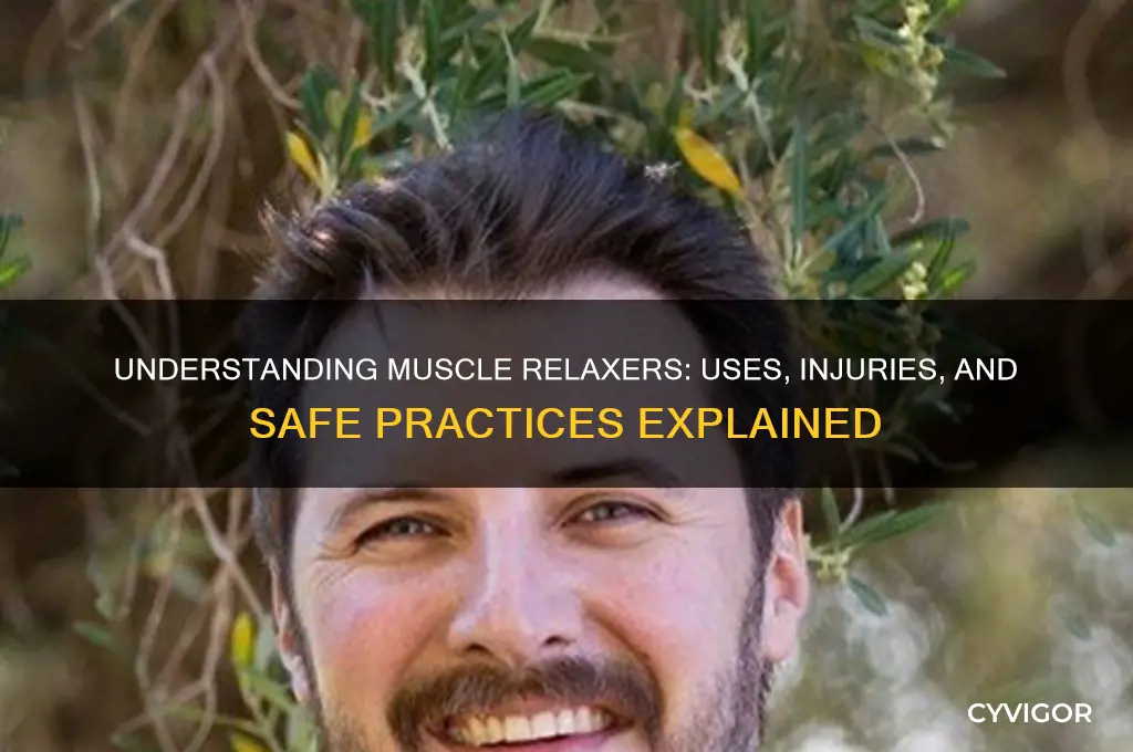 what injury are muscle relaxers