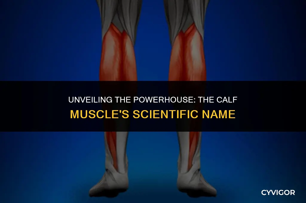 what is a calf muscle called