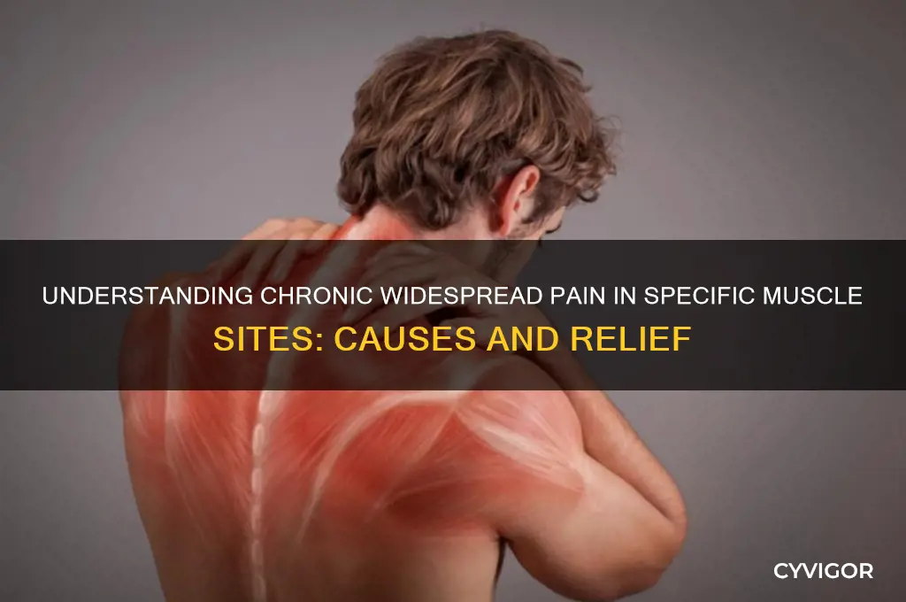 what is a chronic widespread pain in specific muscle sites