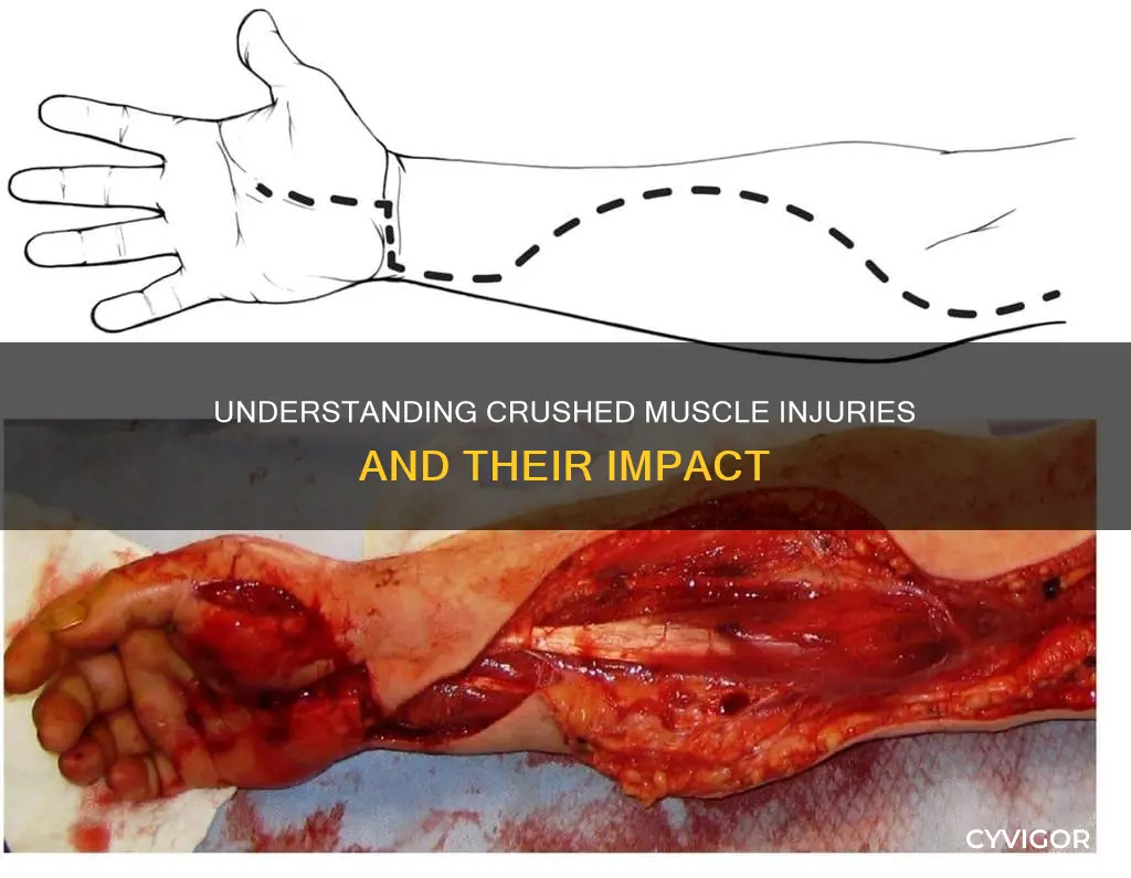 what is a crushed muscle