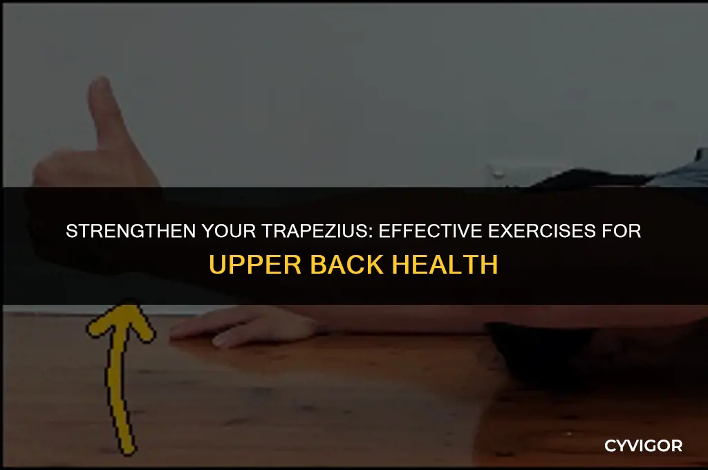 what is a good exercise for trapezius muscle