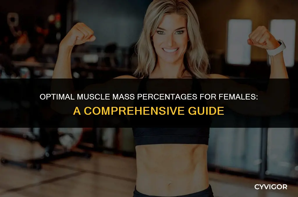what is a good muscle mass percentage female